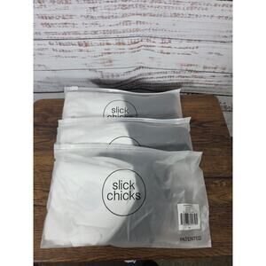 Slick Chicks Adaptive Bikini Panties Women's size medium side fastening NEW 3 Pk